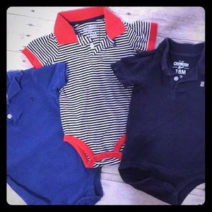 Oshkosh polo onesies